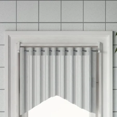 Curtain rails 2 pcs white and silver aluminum 60-105 cm by vidaXL, Rods for curtains and curtains - Ref: Foro24-154614, Price...