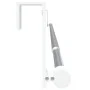 Rieles de cortina 2 uds aluminio blanco y plateado 60-105 cm de vidaXL, Barras para cortinas y visillos - Ref: Foro24-154614,...