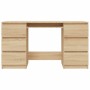 Escritorio madera contrachapada color roble Sonoma 140x50x77 cm de vidaXL, Escritorios - Ref: Foro24-800813, Precio: 150,16 €...