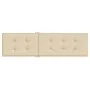 Cushion for beige lounger (75+105)x50x4 cm by vidaXL, Cushions for chairs and sofas - Ref: Foro24-314176, Price: 35,42 €, Dis...