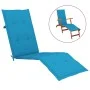Cushion for blue lounger (75+105)x50x4 cm by vidaXL, Cushions for chairs and sofas - Ref: Foro24-314177, Price: 28,79 €, Disc...