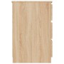 Schreibtisch aus Sonoma-Eichensperrholz, 140 x 50 x 77 cm von vidaXL, Schreibtische - Ref: Foro24-800813, Preis: 145,70 €, Ra...