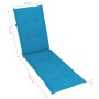 Kissen für blaue Liege (75+105)x50x4 cm von vidaXL, Kissen für Stühle und Sofas - Ref: Foro24-314177, Preis: 29,40 €, Rabatt: %