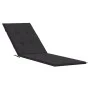 Cojín para tumbona negro (75+105)x50x4 cm de vidaXL, Cojines para sillas y sofás - Ref: Foro24-314180, Precio: 26,73 €, Descu...