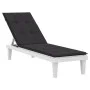 Schwarzes Liegekissen (75+105)x50x4 cm von vidaXL, Kissen für Stühle und Sofas - Ref: Foro24-314180, Preis: 27,18 €, Rabatt: %