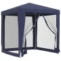 Party tent with 4 walls of blue HDPE mesh 2x2 m by vidaXL, Tents and gazebos - Ref: Foro24-319217, Price: 72,66 €, Discount: %