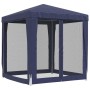 Partyzelt mit 4 Wänden aus blauem HDPE-Netz 2x2 m von vidaXL, Zelte und Pavillons - Ref: Foro24-319217, Preis: 74,39 €, Rabat...
