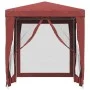 Party tent with 4 HDPE mesh walls red 2x2 m by vidaXL, Tents and gazebos - Ref: Foro24-319220, Price: 73,29 €, Discount: %