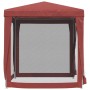 Partyzelt mit 4 HDPE-Netzwänden rot 2x2 m von vidaXL, Zelte und Pavillons - Ref: Foro24-319220, Preis: 74,39 €, Rabatt: %