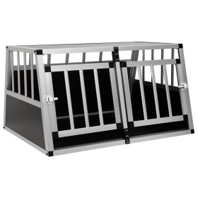 Dog cage with double door 89x69x50 cm by vidaXL, Dog kennels - Ref: Foro24-170667, Price: 161,57 €, Discount: %