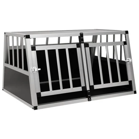 Dog cage with double door 89x69x50 cm by vidaXL, Dog kennels - Ref: Foro24-170667, Price: 158,68 €, Discount: %