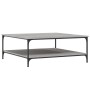 Sonoma Grau Ingenieurholz Couchtisch 100x100x40 cm von vidaXL, Couchtisch - Ref: Foro24-832846, Preis: 95,57 €, Rabatt: %