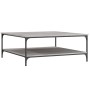 Sonoma Grau Ingenieurholz Couchtisch 100x100x40 cm von vidaXL, Couchtisch - Ref: Foro24-832846, Preis: 95,57 €, Rabatt: %