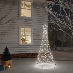Árbol de Navidad con pincho 200 LED blanco frío 180 cm