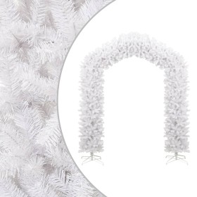 Árbol de Navidad en arco blanco 270 cm