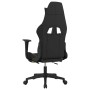 Massage-Gaming-Stuhl mit Fußstütze aus schwarzem und gelbem Stoff von vidaXL, Gaming-Stühle - Ref: Foro24-345504, Preis: 122,...