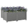 Blumenbeet aus Polypropylen 80x80x38 cm von vidaXL, Töpfe und Pflanzgefäße - Ref: Foro24-153303, Preis: 71,72 €, Rabatt: %