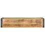 Mueble de TV madera maciza de mango 150x30x40 cm