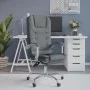 Silla de oficina reclinable con masaje de tela gris oscuro de vidaXL, Sillas de oficina - Ref: Foro24-349662, Precio: 117,79 ...