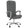 Dark Gray Fabric Massage Reclining Office Chair by vidaXL, Office chairs - Ref: Foro24-349662, Price: 119,56 €, Discount: %