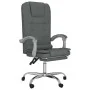 Silla de oficina reclinable con masaje de tela gris oscuro de vidaXL, Sillas de oficina - Ref: Foro24-349662, Precio: 117,79 ...