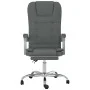 Silla de oficina reclinable con masaje de tela gris oscuro de vidaXL, Sillas de oficina - Ref: Foro24-349662, Precio: 117,79 ...