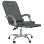 Silla de oficina reclinable con masaje de tela gris oscuro de vidaXL, Sillas de oficina - Ref: Foro24-349662, Precio: 117,79 ...