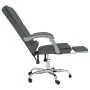 Silla de oficina reclinable con masaje de tela gris oscuro de vidaXL, Sillas de oficina - Ref: Foro24-349662, Precio: 117,79 ...