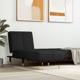 Diwansofa aus schwarzem Samt von vidaXL, Tagesbetten - Ref: Foro24-352796, Preis: 163,82 €, Rabatt: %