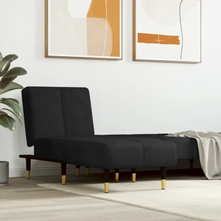 Black Velvet Divan Sofa by vidaXL, Daybeds - Ref: Foro24-352796, Price: 174,45 €, Discount: %