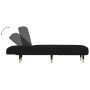 Black Velvet Divan Sofa by vidaXL, Daybeds - Ref: Foro24-352796, Price: 166,48 €, Discount: %