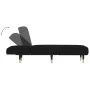 Black Velvet Divan Sofa by vidaXL, Daybeds - Ref: Foro24-352796, Price: 174,45 €, Discount: %