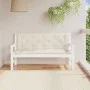Garden bench cushions 2 pcs cream white 150x50x7 cm by vidaXL, Cushions for chairs and sofas - Ref: Foro24-315018, Price: 37,...