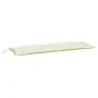 Garden bench cushions 2 pcs cream white 150x50x7 cm by vidaXL, Cushions for chairs and sofas - Ref: Foro24-315018, Price: 37,...