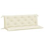 Gartenbankkissen 2 Stück cremeweiß 150x50x7 cm von vidaXL, Kissen für Stühle und Sofas - Ref: Foro24-315018, Preis: 44,06 €, ...