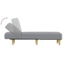 Light gray fabric daybed sofa by vidaXL, Daybeds - Ref: Foro24-352798, Price: 126,87 €, Discount: %