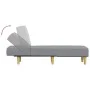Light gray fabric daybed sofa by vidaXL, Daybeds - Ref: Foro24-352798, Price: 153,16 €, Discount: %