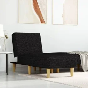Black fabric divan sofa by vidaXL, Daybeds - Ref: Foro24-352800, Price: 152,07 €, Discount: %