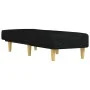 Black fabric divan sofa by vidaXL, Daybeds - Ref: Foro24-352800, Price: 152,07 €, Discount: %