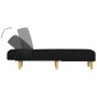 Black fabric divan sofa by vidaXL, Daybeds - Ref: Foro24-352800, Price: 125,99 €, Discount: %
