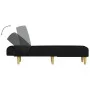 Black fabric divan sofa by vidaXL, Daybeds - Ref: Foro24-352800, Price: 152,07 €, Discount: %