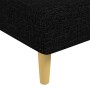 Black fabric divan sofa by vidaXL, Daybeds - Ref: Foro24-352800, Price: 125,99 €, Discount: %