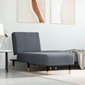 Dunkelgraues Samtsofa Diwan von vidaXL, Tagesbetten - Ref: Foro24-352803, Preis: 166,39 €, Rabatt: %