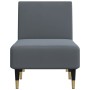 Dunkelgraues Samtsofa Diwan von vidaXL, Tagesbetten - Ref: Foro24-352803, Preis: 180,60 €, Rabatt: %