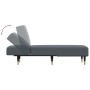 Dunkelgraues Samtsofa Diwan von vidaXL, Tagesbetten - Ref: Foro24-352803, Preis: 180,60 €, Rabatt: %