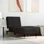 Sofá diván de terciopelo negro de vidaXL, Divanes - Ref: Foro24-352805, Precio: 154,11 €, Descuento: %