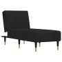 Sofá diván de terciopelo negro de vidaXL, Divanes - Ref: Foro24-352805, Precio: 154,11 €, Descuento: %