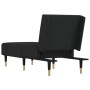 Sofá diván de terciopelo negro de vidaXL, Divanes - Ref: Foro24-352805, Precio: 154,11 €, Descuento: %