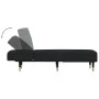 Black Velvet Divan Sofa by vidaXL, Daybeds - Ref: Foro24-352805, Price: 167,05 €, Discount: %
