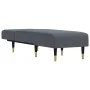 Dark Gray Velvet Divan Sofa by vidaXL, Daybeds - Ref: Foro24-352809, Price: 174,16 €, Discount: %